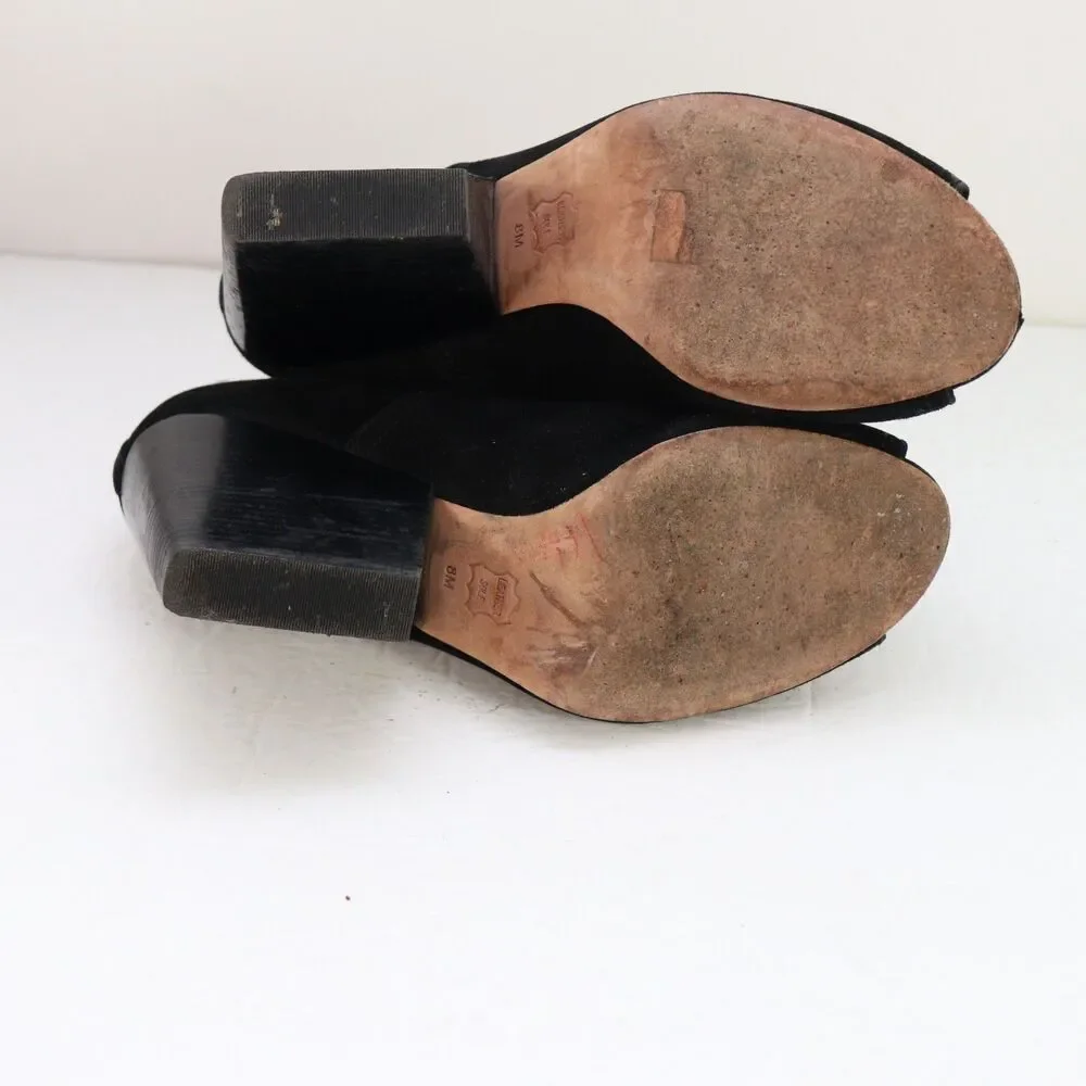 Tory Burch Gemma Open Toe Boots 8